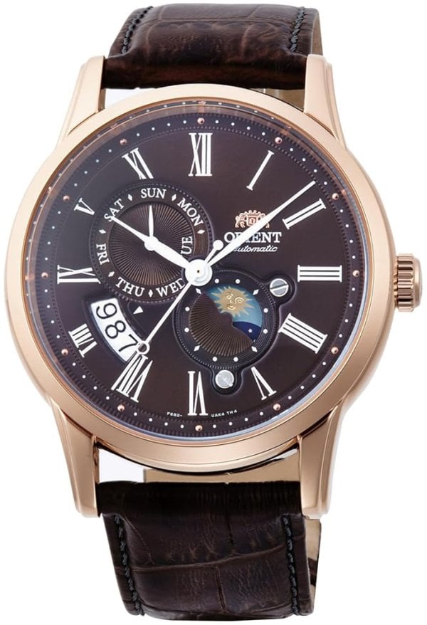 Orient Herrklocka RA-AK0009T30B Classic Brun/Läder Ø42 mm