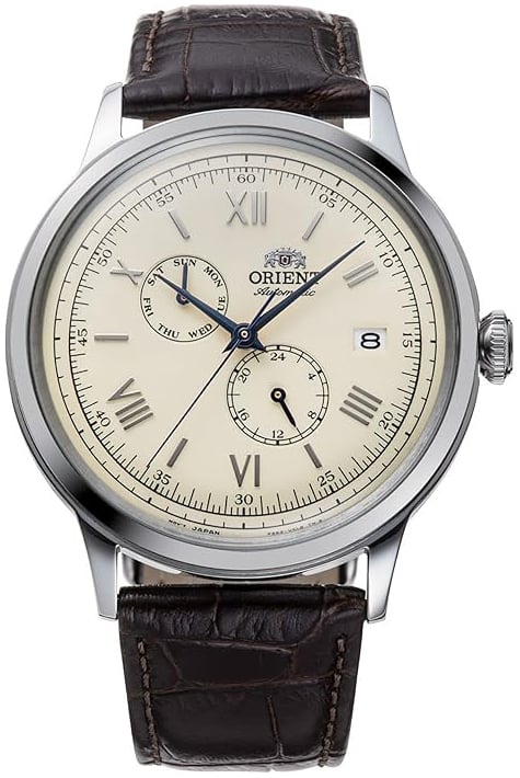 Orient Herrklocka RA-AK0702Y30B Bambino Beige/Läder Ø40.5 mm