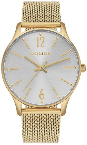 Police Damklocka PL15574MSG.04MM Makati Silverfärgad/Gulguldtonat