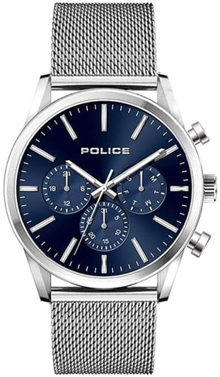 Police Herrklocka P15599JS03MM Patriot Blå/Stål Ø44 mm