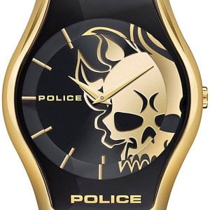Police Herrklocka PEWJA2002301 Svart/Läder
