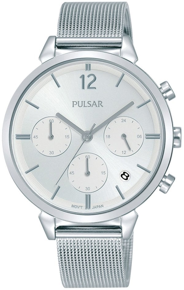 Pulsar Damklocka PT3943X1 Silverfärgad/Stål Ø36 mm