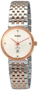Rado Damklocka R48913723 Florence Vit/Roséguldstonat stål Ø30 mm