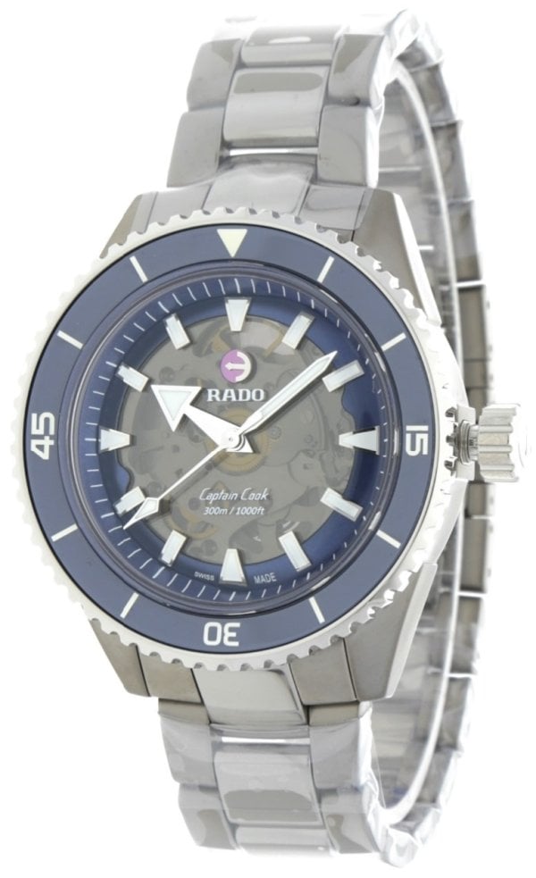 Rado Herrklocka R32128202 Captain Cook Blå/Keramik Ø43 mm