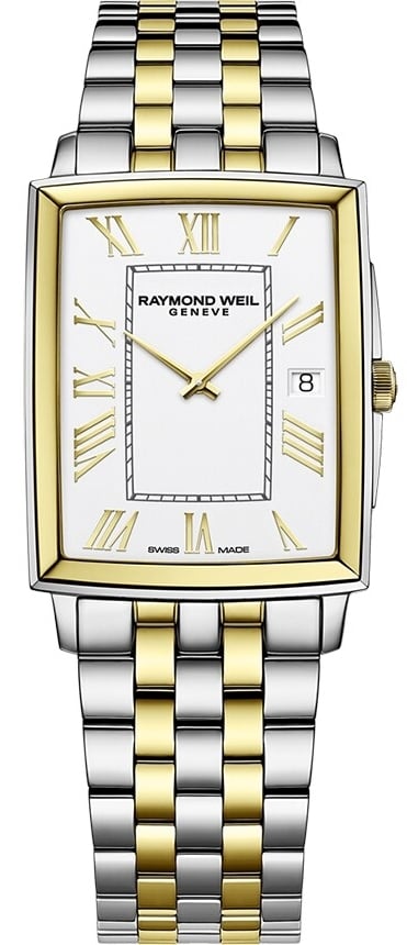 Raymond Weil Herrklocka 5425-STP-00308 Toccata Vit/Gulguldtonat stål