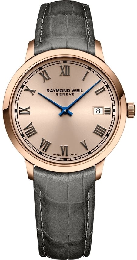 Raymond Weil Herrklocka 5485-PC5-00859 Toccata Roséguldstonad/Läder