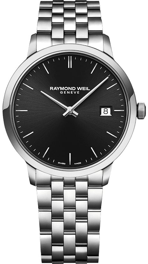 Raymond Weil Herrklocka 5485-ST-20001 Toccata Svart/Stål Ø39 mm