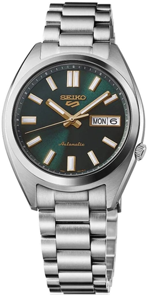 Seiko 5 Sports Herrklocka SRPL57K1 Grön/Stål Ø37.4 mm