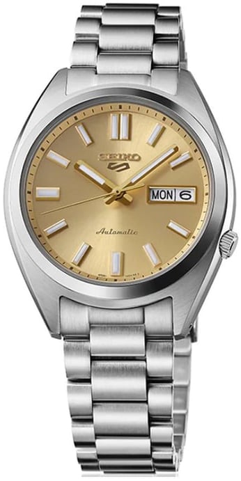 Seiko 5 Sports Herrklocka SRPL59K1 Guld/Stål Ø37.4 mm