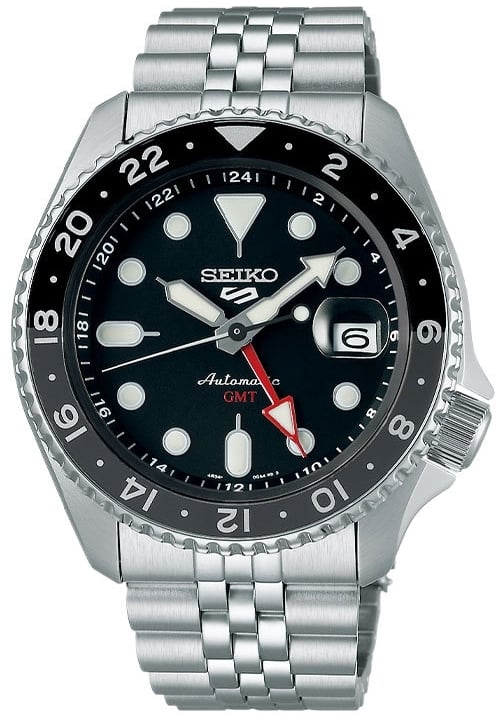Seiko 5 Sports Herrklocka SSK001K1 Svart/Stål Ø42.5 mm