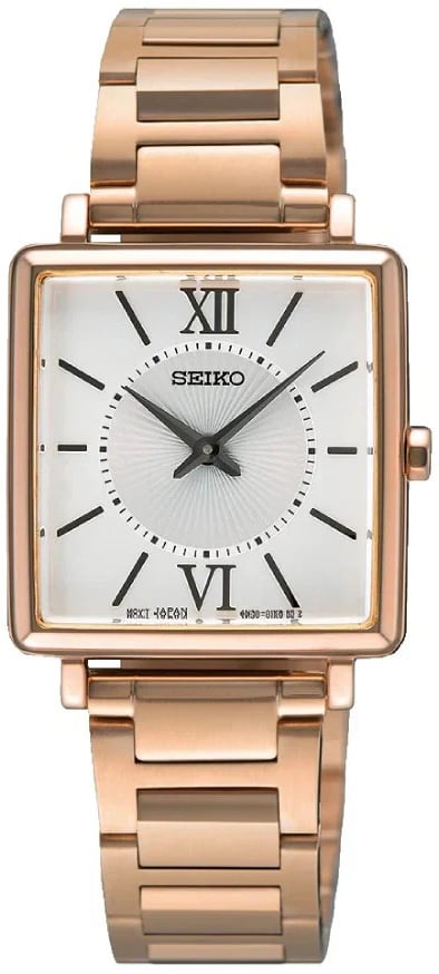 Seiko Damklocka SWR112P1 Classic Silverfärgad/Roséguldstonat stål