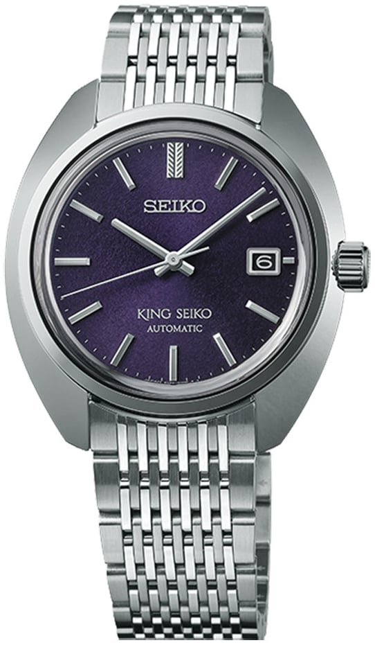Seiko Herrklocka SJE111J1 King Lila/Stål Ø39.4 mm