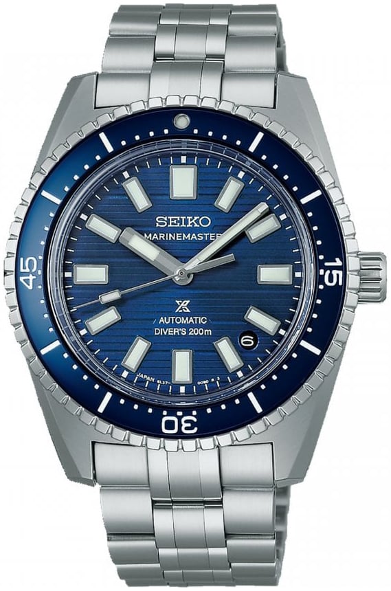 Seiko Herrklocka SJE119J1 Prospex Blå/Stål Ø39.5 mm