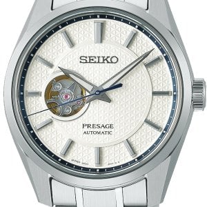 Seiko Herrklocka SPB309J1 Presage Vit/Stål Ø40.2 mm