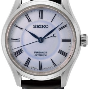 Seiko Herrklocka SPB319J1 Presage Vit/Läder Ø40.5 mm