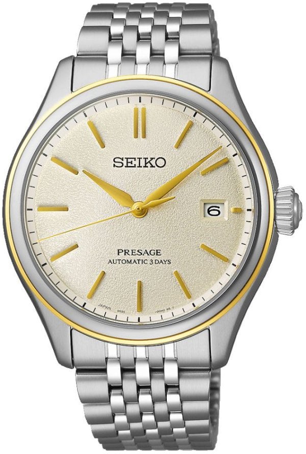 Seiko Herrklocka SPB478J1 Presage Champagnefärgad/Stål Ø40.2 mm