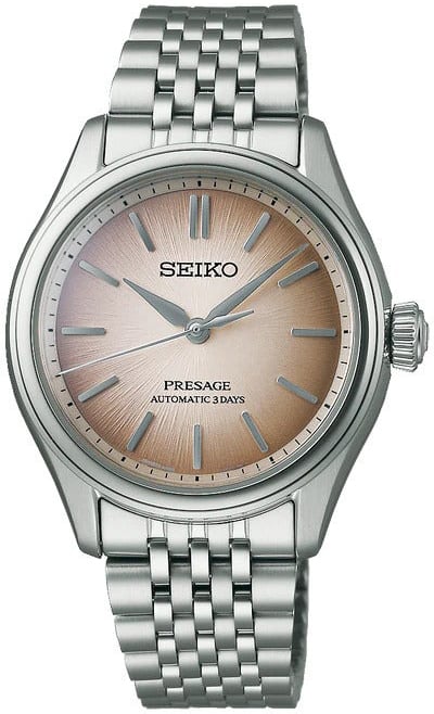 Seiko Herrklocka SPB523J1 Presage Brun/Stål Ø36 mm