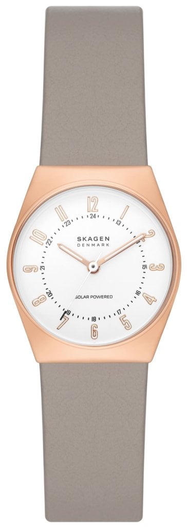 Skagen Damklocka SKW3079 Grenen Lille Vit/Läder Ø26 mm