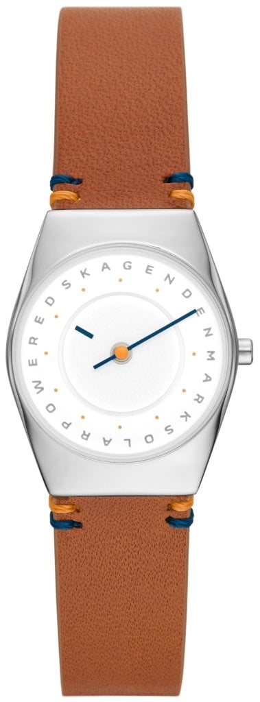 Skagen Damklocka SKW3086 Grenen Lille Vit/Läder Ø26 mm