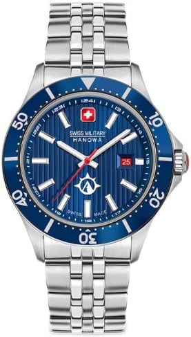 Swiss Military Hanowa Herrklocka SMWGH2100602 Flagship X Blå/Stål