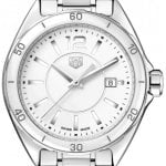 tag heuer damklocka wbj141ac.ba0974 formula 1 ladies vit/stål ø32 mm