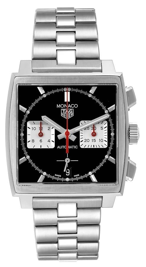 TAG Heuer Herrklocka CBL2113.BA0644 Monaco Svart/Stål
