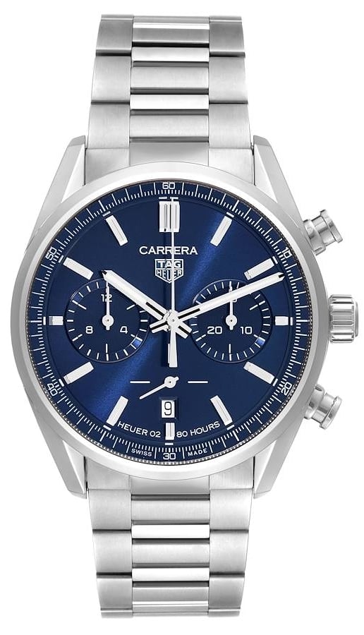 TAG Heuer Herrklocka CBN2011.BA0642 Carrera Blå/Stål Ø42 mm