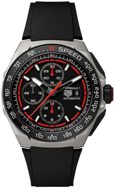 TAG Heuer Herrklocka CBZ2082.FT8096 Formula 1 Svart/Gummi Ø44 mm