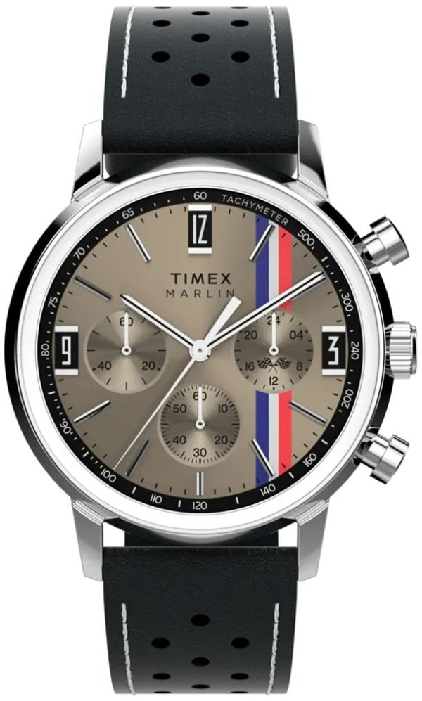 Timex Herrklocka TW2W98900 Marlin Beige/Läder Ø40 mm