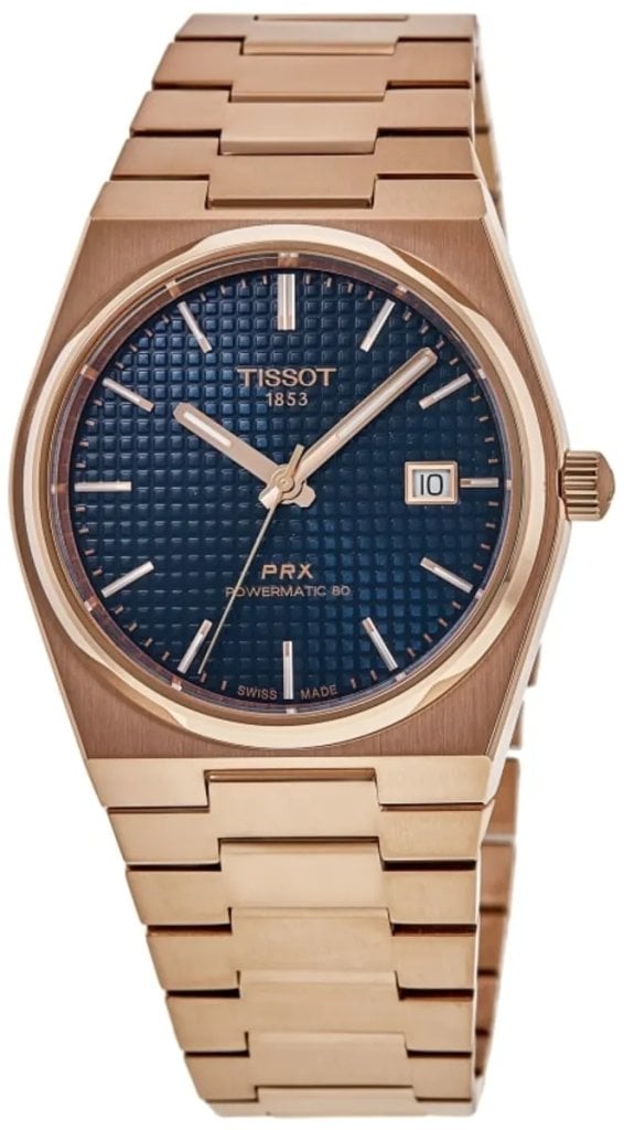 Tissot Herrklocka T137.407.33.041.00 Prx Blå/Roséguldstonat stål