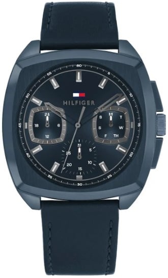 Tommy Hilfiger Herrklocka 1710558 Blå/Läder