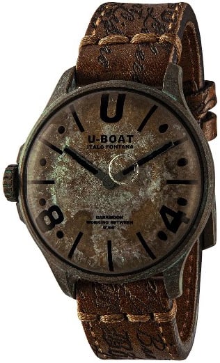 U-Boat Herrklocka 9600 Darkmoon Brun/Läder Ø44 mm