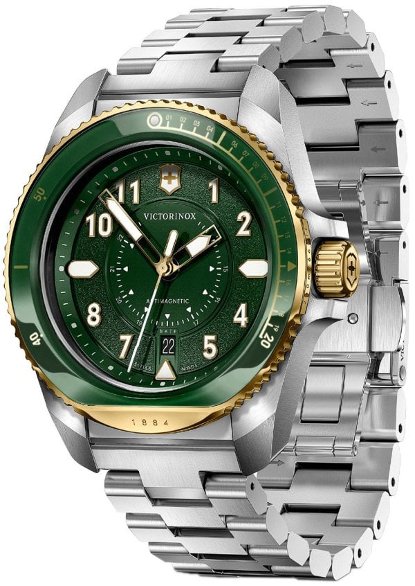 Victorinox Herrklocka 242012 Journey 1884 Grön/Stål Ø43 mm