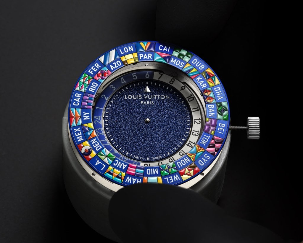 lmvh watch week - louis vuitton escale worldtime blue