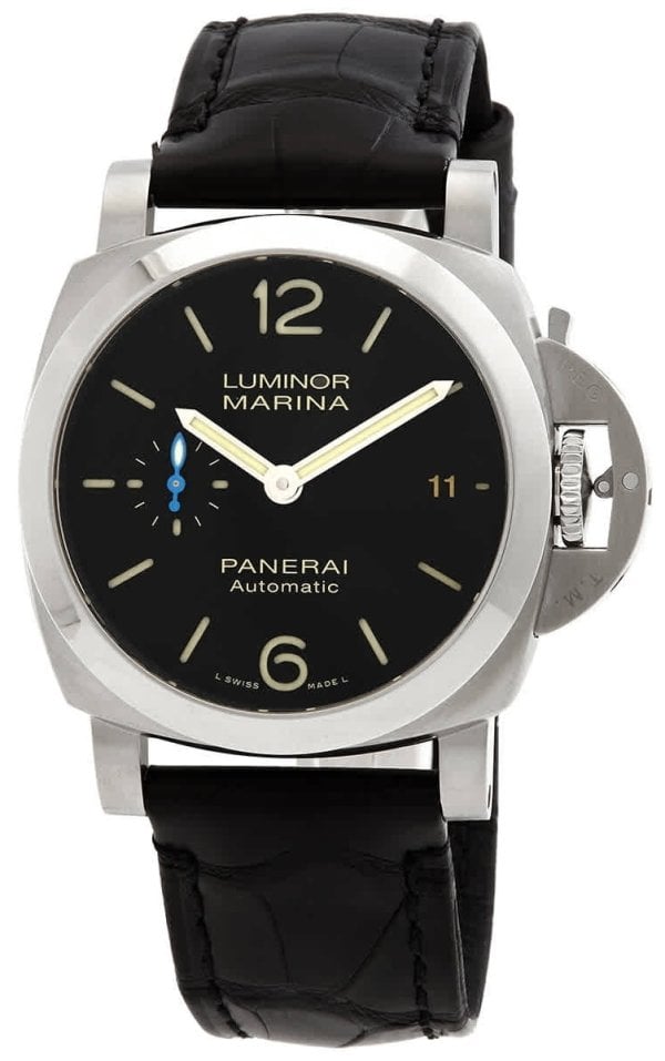 Panerai PAM01372 Luminor Svart/Läder Ø40 mm