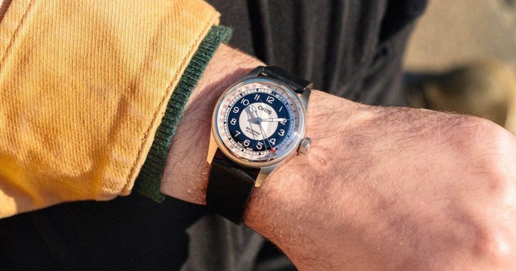 oris big crown pointer date bullseye