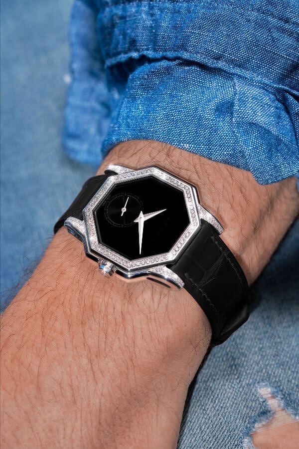 beda’a angles mecaline diamond edition watch