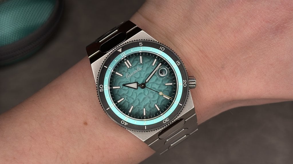 hands on review of the bausele elemental oceanic blue watch