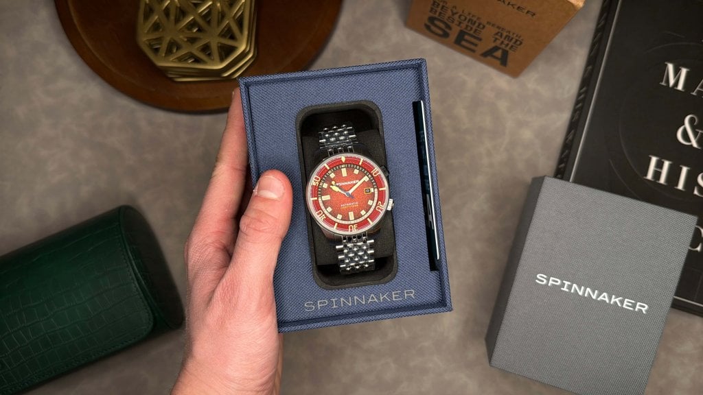 spinnaker bradner automatic red klockfeber.jpg