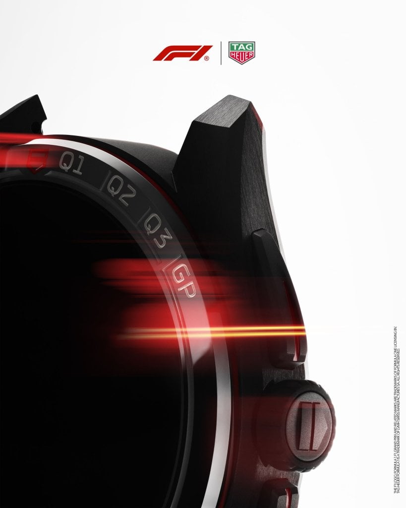 tag heuer connected calibre e5 x formula 1 race