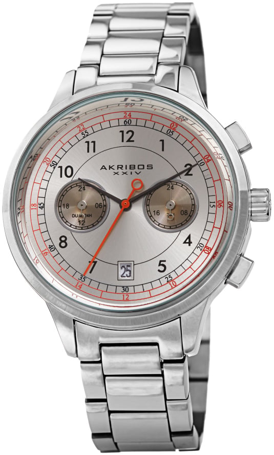 Akribos XXIV Herrklocka AK1071SS Multi-Function Silverfärgad/Stål