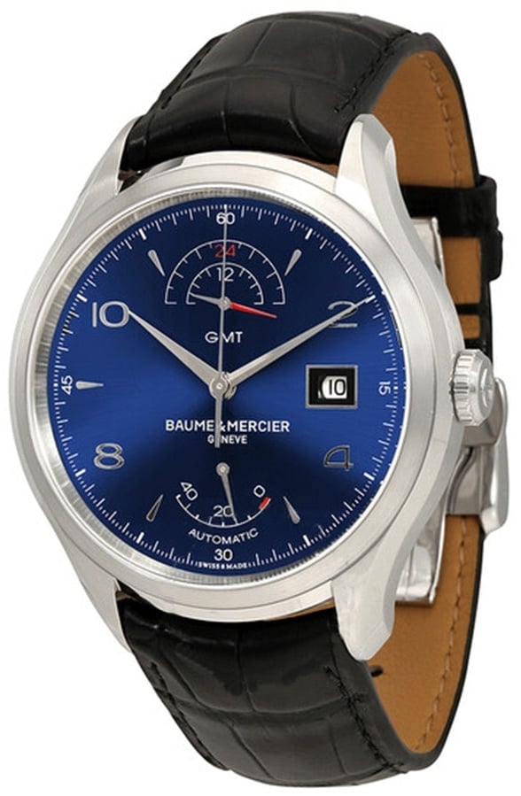 Baume & Mercier Herrklocka M0A10316 Clifton Blå/Läder Ø43 mm