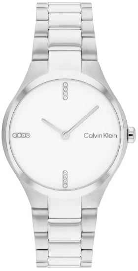 Calvin Klein CK Damklocka 25200332 Admire Vit/Stål Ø36 mm