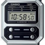 casio a100wef-1aef vintage grå/resinplast ø33 mm