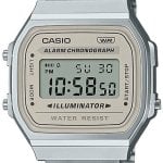 casio a168wa-8ayes vintage stål ø36.3 mm