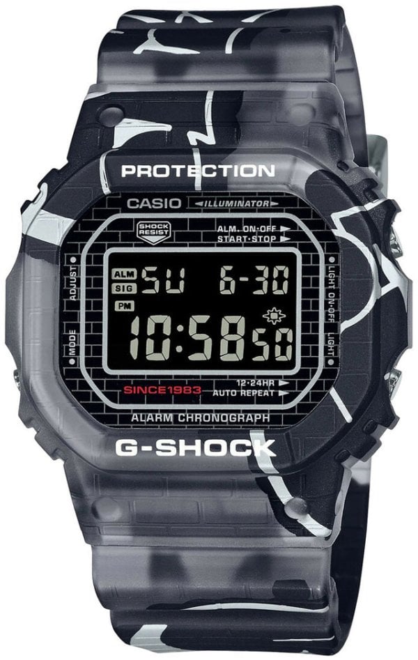 Casio Herrklocka DW-5000SS-1ER G-Shock LCD/Resinplast