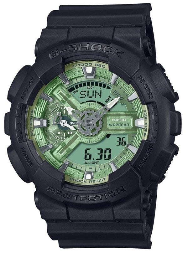 Casio Herrklocka GA-110CD-1A3ER G-shock Grön/Resinplast Ø51.2 mm
