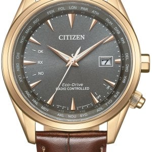 Citizen Herrklocka CB0273-11H Radio Controlled Grå/Läder Ø43 mm