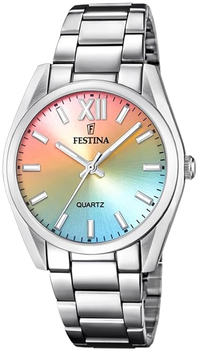 Festina Damklocka F20622-H Boyfriend Flerfärgad/Stål Ø36.8 mm