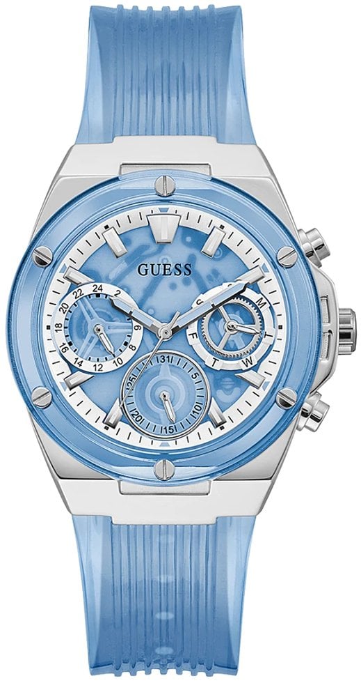 Guess Damklocka GW0409L1 Athena Skelettskuren/Resinplast Ø39 mm